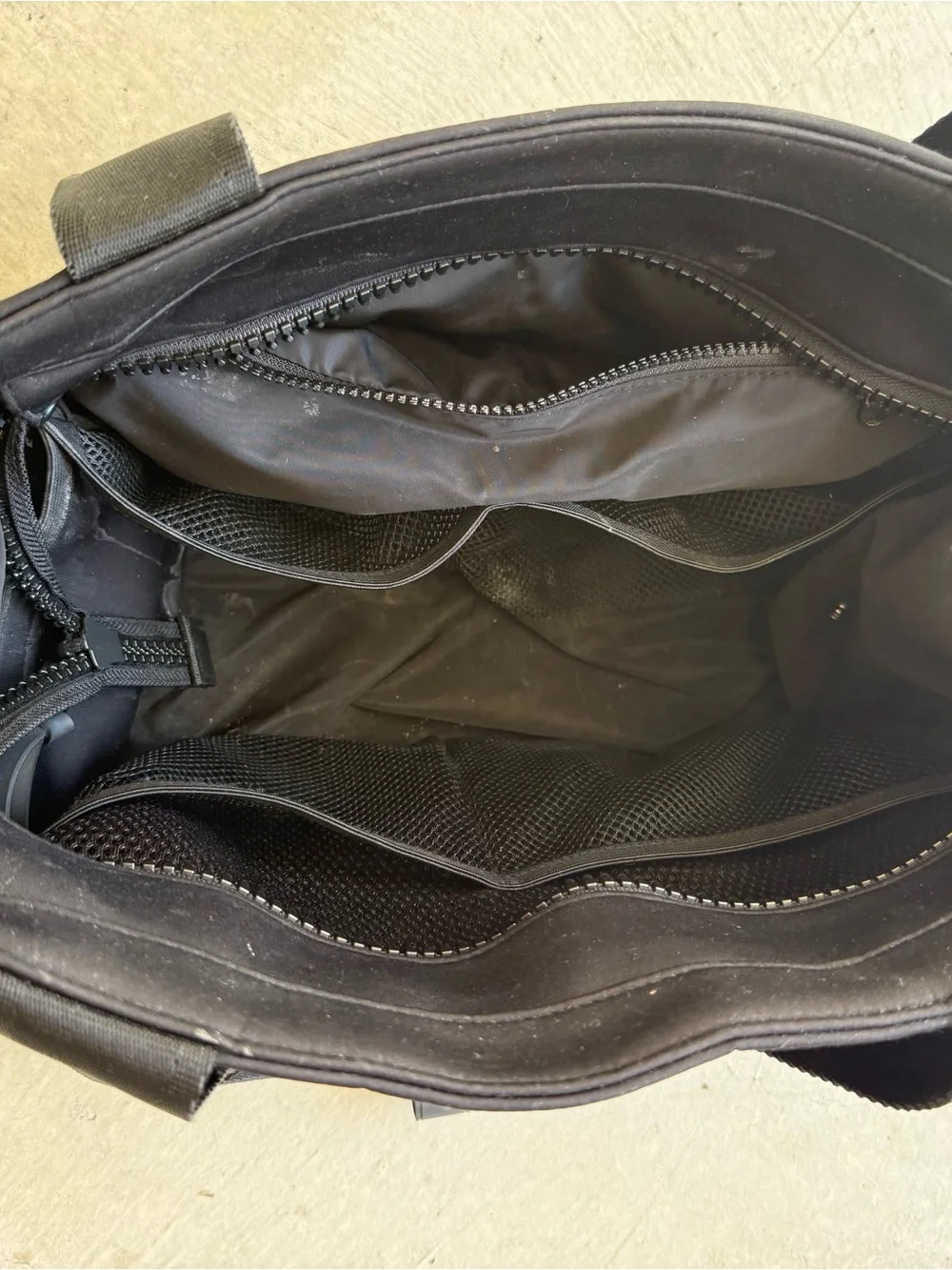 Dagne Dover Black Duffel Bag with Front Zip